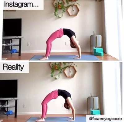 Instagram vs reality: dropback edition