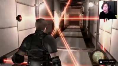 Timing a dodge on the deadly lasers