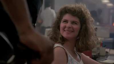Diana James Kicks a Cop in the Balls in Action Jackson (1988)