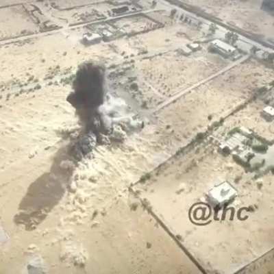 Man suicide bombs