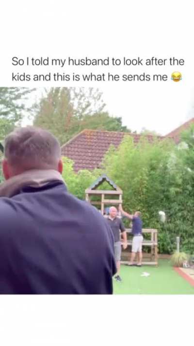 Babysitting with a bit of archery