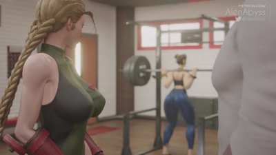 Cammy in Gym (Street Fighter)