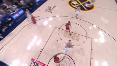 [Highlight] Christian Braun attacks the rim with a fury off a Jamal Murray steal in the back court