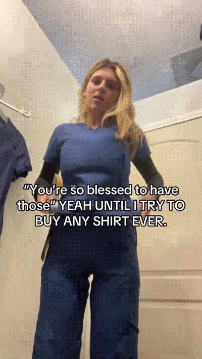 Shirt doesn&rsquo;t fit, boobs too big