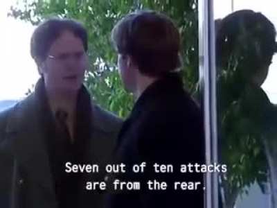 30% chance of being slapped by Jim