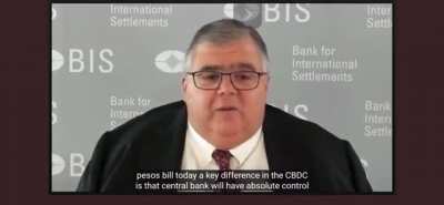 Bank for International Settlements (BIS) is the &ldquo;central bank&rdquo; to all central banks&hellip; &ldquo;we don&rsquo;t know who is using a $100 bill&hellip; CBDC will give central banks absolute control over how you use your cash and we will have the technology to enforce this&rdquo;&hellip;