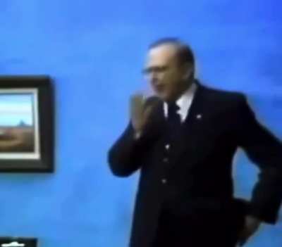In 1985, this scientist ate radioactive uranium live on TV to prove it was "harmless"