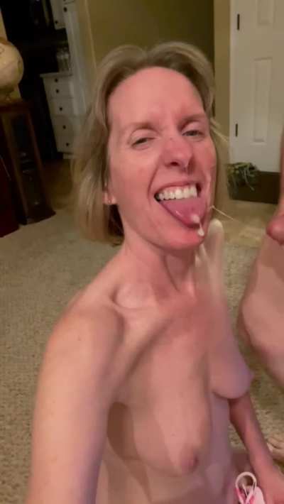 Eating semen while filming Challenge
