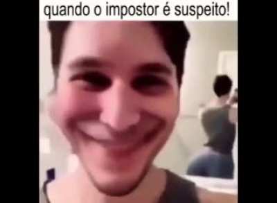 O impostor est&aacute; meio suspeito! 😳