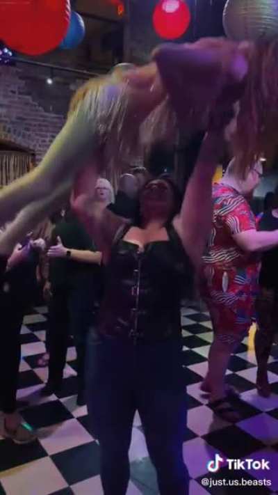Leah Justice picking up girls in the club