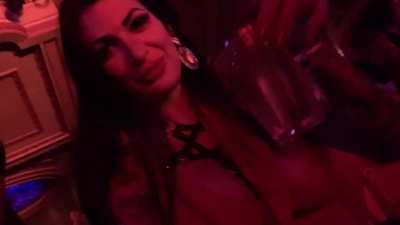 A celebratory glass