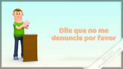 No se, David como me vuelvas a poner un parte por decir 