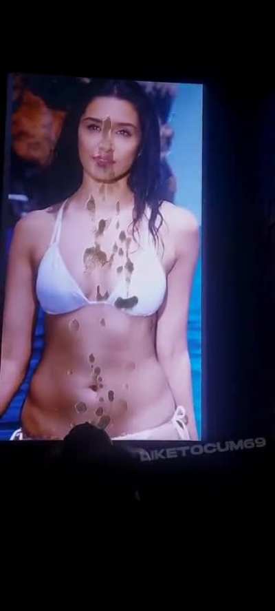 Shraddhaaaaaah Cum tribute 💦 (credit - @liketocum69 Twitter)