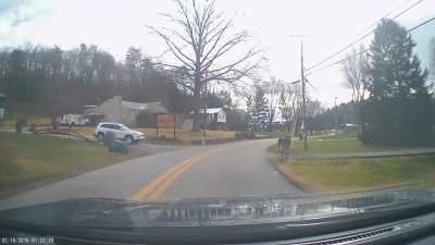 She didn&rsquo;t slow down, stop, or acknowledge her idiocy in any way!