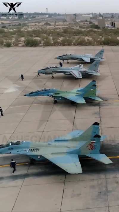 Iranian F-14 and Mig-29