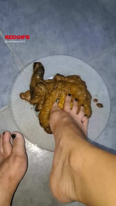 I want you to lick my feet clean. [F]