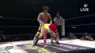 Japanese wrestling keeps on being weird...