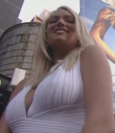 This Monroe dress suits her