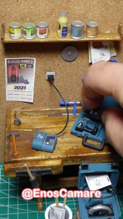 The perfect tiny tool for that one small project (1:12 scale)