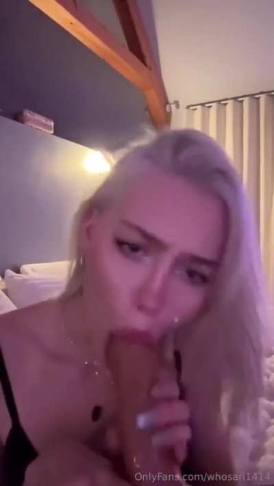 Giving you a blowjob - POV