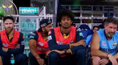 RCB looking at the IPL trophy..