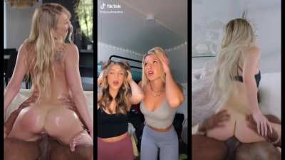 Blonde TikTok thots love getting Blacked