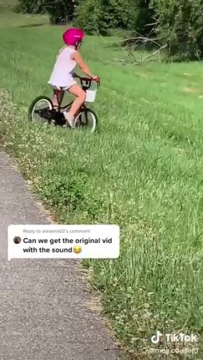 This kid who doesn’t know how to use the brakes