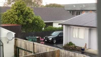 Watch the progression from rain to storm outside my window today!