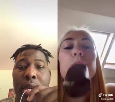 I thought I hated people who bite ice cream. But this is plain wrong
