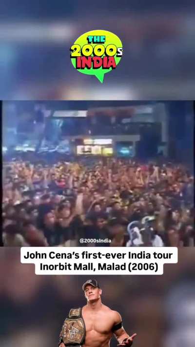 Back in 2006, WWE icon John Cena landed in India for his first-ever visit, creating absolute madness among fans.