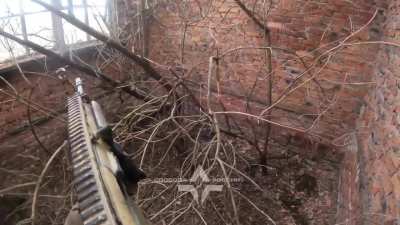 Freedom of Russia Legion repelling an attack of Russian troops