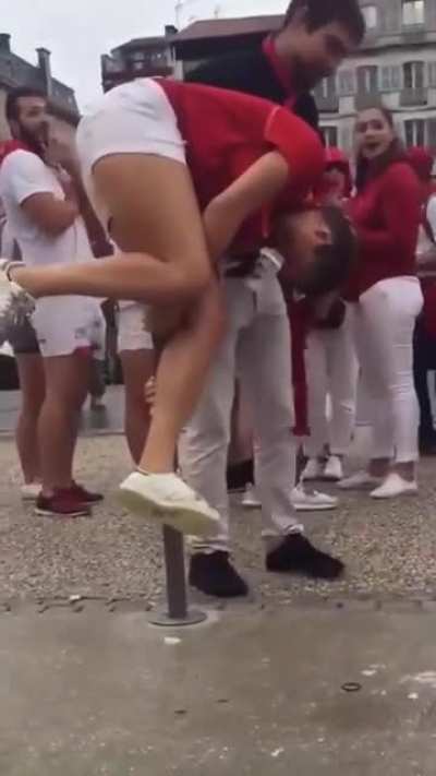 When you go to The Running of the Bulls and get impaled