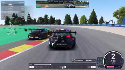 Who is in the wrong (im yellow porsche)