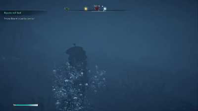 Was wandering through Northumbria and my horse suddenly submerged.
