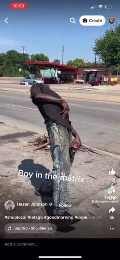 The new Neo dodging reality.