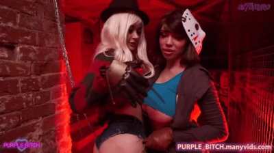 Freddy and Jason from Freddy vs Jason by Purple Bitch and Octokuro