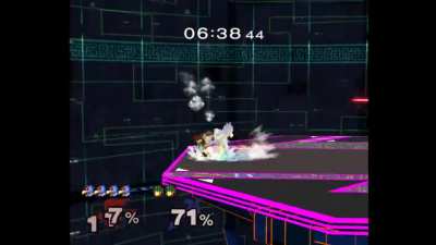 rare footage of roy's dash attack hitbox working twice
