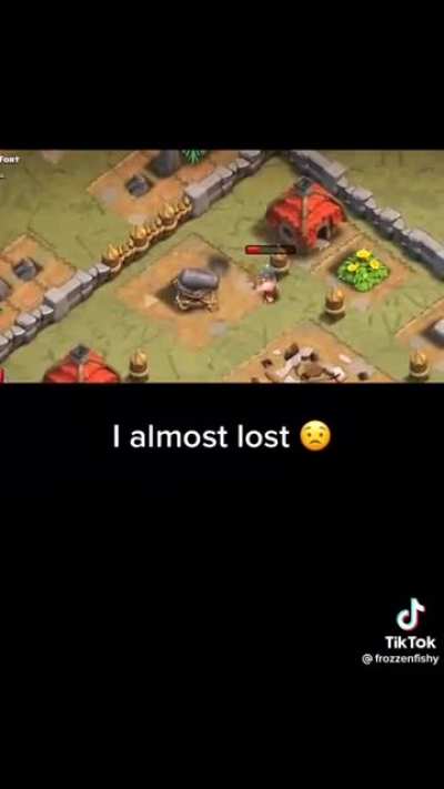 Dude almost lost