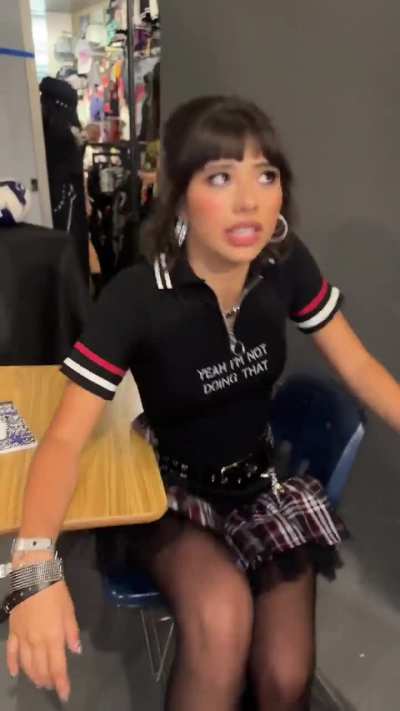 Xochitl Gomez pretty in plaid