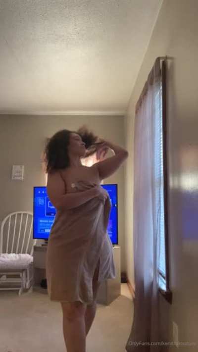 Towel drop!