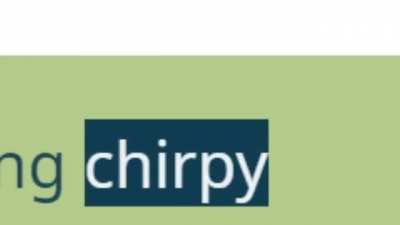 [Haiku] Roses are red, I'm feeling chirpy