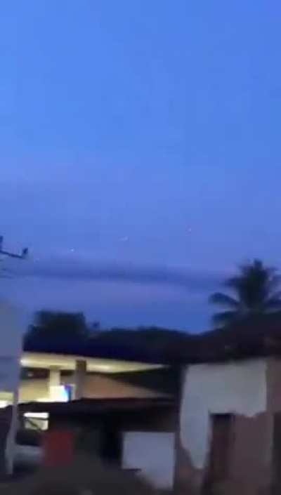 Colombian Air Force attacking from a Black Hawk helicopter the 'Carlos Pati&ntilde;o Front' belonging to the dissidents of the former FARC guerrilla in a rural area of southwestern Colombia. Footage from 05/21/2024