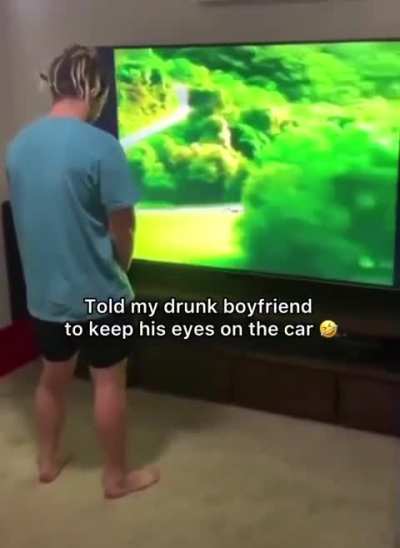 Keep your eyes on the car