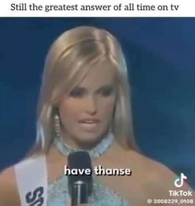 "Have you considered politics?"