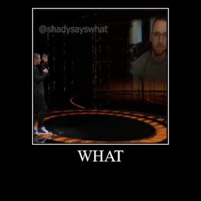The suit jacks him off