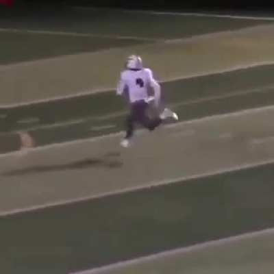 Does this count as an interception? Sheesh!