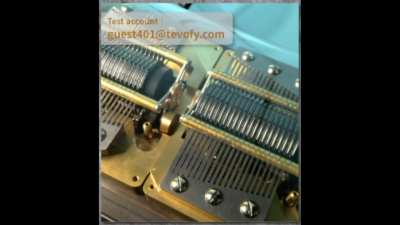I created 'Down by the River' on real music boxes
