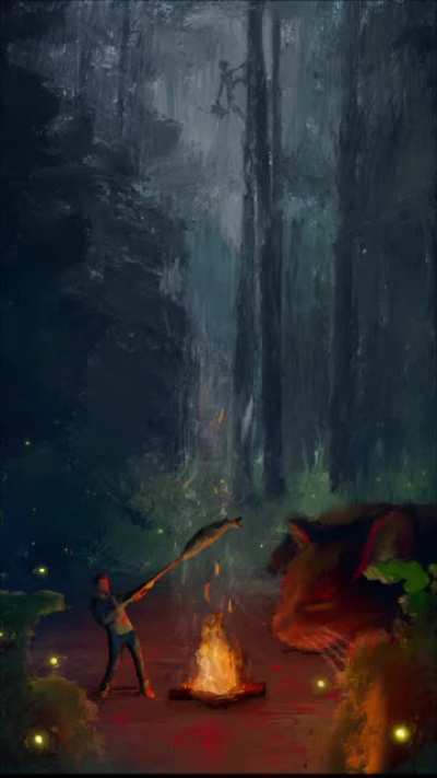 Something is watching us. (by Me)