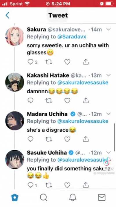 Kakashi atleast the real one at the end lol