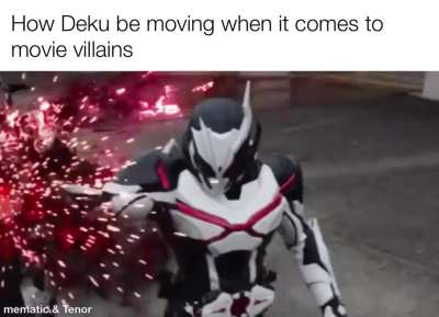 If I&rsquo;m being honest, Deku was moving like crazy when it came to movie villains